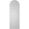 Ekena Millwork Round Top Surface Mount PVC Gable Vent: Functional, w/ 3-1/2"W x 1"P Standard Frame, 14"W x 40"H GVPRT14X4001SF - alternate 5